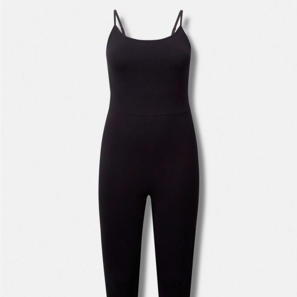 Plus size catsuit by Torrid 3 3X black leggings leotard dancewear bodysuit nwts